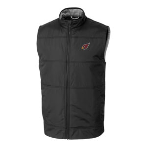 Arizona Cardinals NFL Cutter And Buck Black Big And Tall Stealth Vest