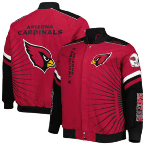 Arizona Cardinals NFL G-III Sports by Carl Banks Cardinal Extreme Redzone Varsity Jacket