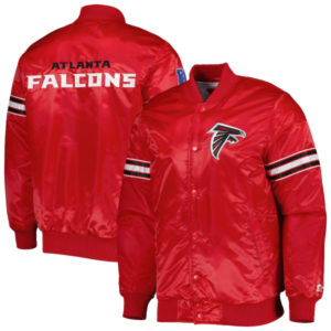 Atlanta Falcons NFL Starter Red The Pick and Roll Jacket