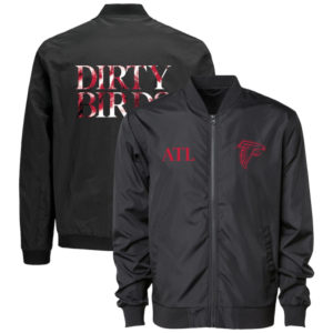 Atlanta Falcons NFL The Wild Collective Black Flight Bomber Jacket