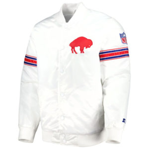 Buffalo Bills NFL Starter The Power Forward White Jacket