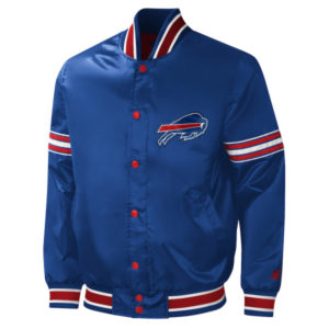 Buffalo Bills Starter Royal Midfield Varsity Jacket