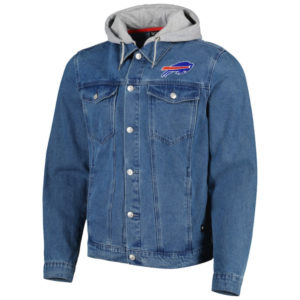 Buffalo Bills The Wild Collective Hooded Denim Jacket