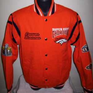 Denver Broncos 3 Time Super Bowl Champ Cotton Jacket