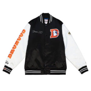 Denver Broncos NFL Team Origins Varsity Satin Jacket