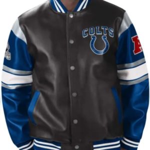 Indianapolis Colts Black Varsity Heavyweight Jacket