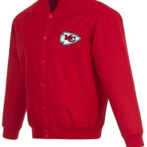 Kansas City Chiefs Red Poly-Twill Polyester Jacket