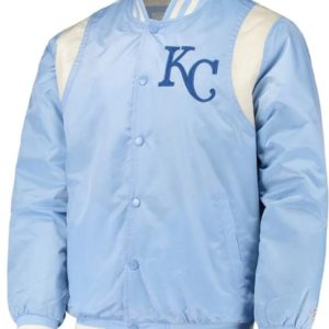 Kansas City Royals Light Blue Satin Jacket