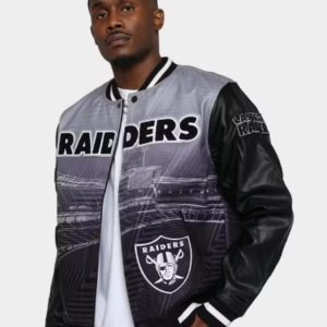 Las Vegas Raiders Remix Polyester Fabric Jacket