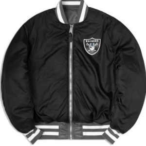 Las Vegas Raiders X Alpha Ma-1 Bomber Jacket