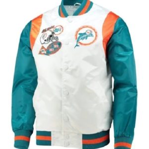 Miami Dolphins Retro Full-Snap Jacket