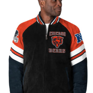 NFL Chicago Bears Suede Leather Jacket