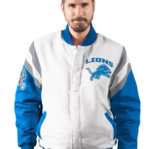 NFL Detroit Lions Blue And White Jacket