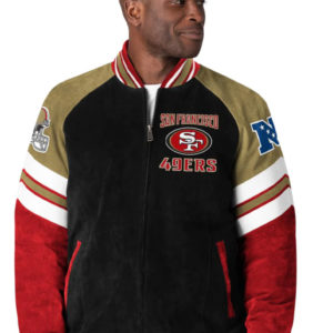 NFL San Francisco Suede Leather Jacket