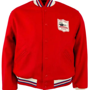 New York Giants 1961 Red Wool Varsity Jacket