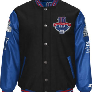 New York Giants Black and Blue Jacket