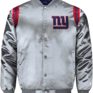 New York Giants Exclusive Gray Satin Jacket