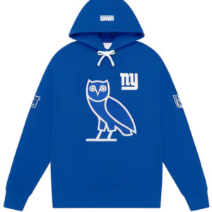 New York Giants OVO Royal Blue Hoodie