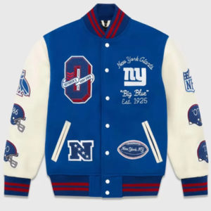 New York Giants OVO Wool Varsity Jacket