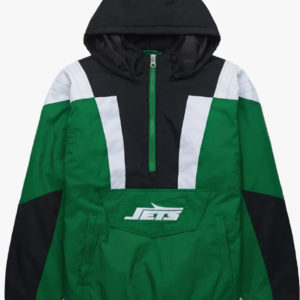 New York Jets Green And Black Pullover Jacket