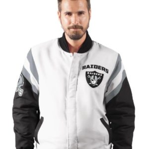 Nfl Las Vegas Raiders Black And White Jacket