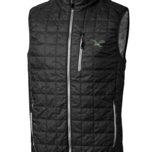 Philadelphia Eagles Black Polyester Puffer Vest