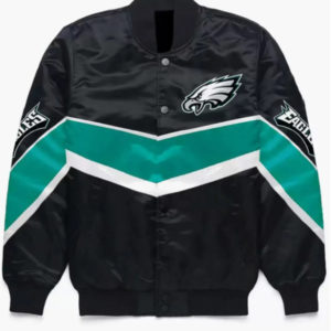 Philadelphia Eagles Multicolor Satin Jacket