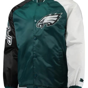 Philadelphia Eagles The Reliever Satin Jacket