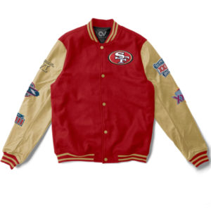 San Francisco 49ers Champions Letterman Varsity Jacket