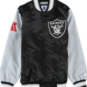 Starter Las Vegas Raiders Satin Varsity Jacket