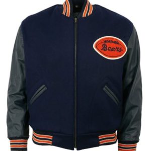 1958 Chicago Bears Navy Blue Varsity Jacket