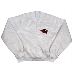 80s Arizona Cardinals Bomber Satin Jacket