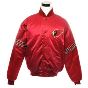 90s Arizona Cardinals Satin Red Jacket