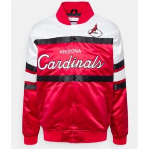 Arizona Cardinals Special Script Satin Jacket