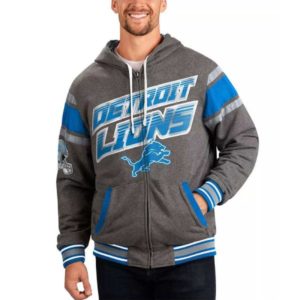 Detroit Lions Extreme Gray Hoodie