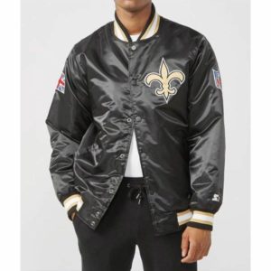 Footpatrol Packer New Orleans Saints UK Satin Jacket