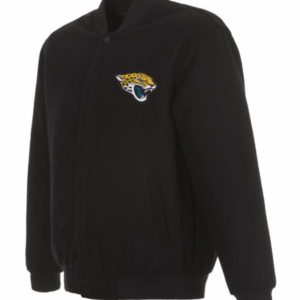 Jacksonville Jaguars Black Wool Varsity Jacket