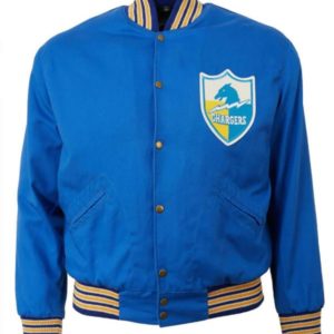 LA Chargers 1960 Blue Cotton Varsity Jacket