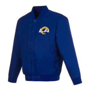 LA Rams Wool Varsity Royal Blue Jacket