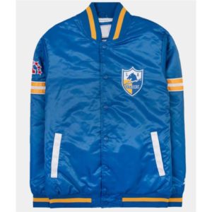 Los Angeles Chargers 30th Anniversary Blue Satin Jacket