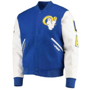 Los Angeles Rams Logo Varsity Jacket