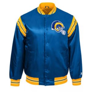 Los Angeles Rams The Enforcer Satin Jacket