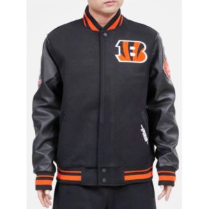 Mash Up Cincinnati Bengals Varsity Jacket