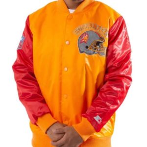 NFL Tampa Bay Buccaneers Varsity Satin Jacket