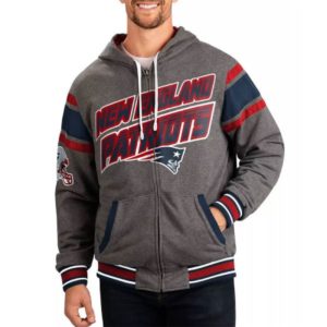 New England Patriots Extreme Gray Hoodie