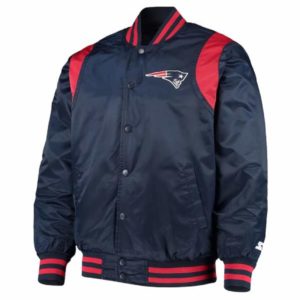 New England Patriots Prime Time Satin Jacket