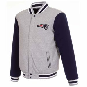 New England Patriots Varsity Wool Jacket