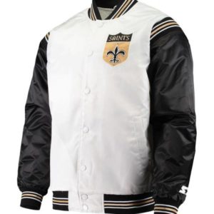 New Orleans Saints Historic Renegade Satin Jacket