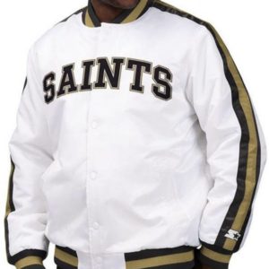 New Orleans Saints The D-Line Satin Jacket