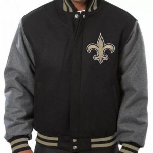 New Orleans Saints Wool Varsity Jacket